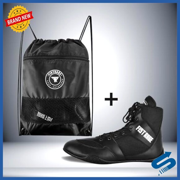 Lightweight Boxing Shoes with Mesh Ventilation and Rubber Sole for Training main image 6